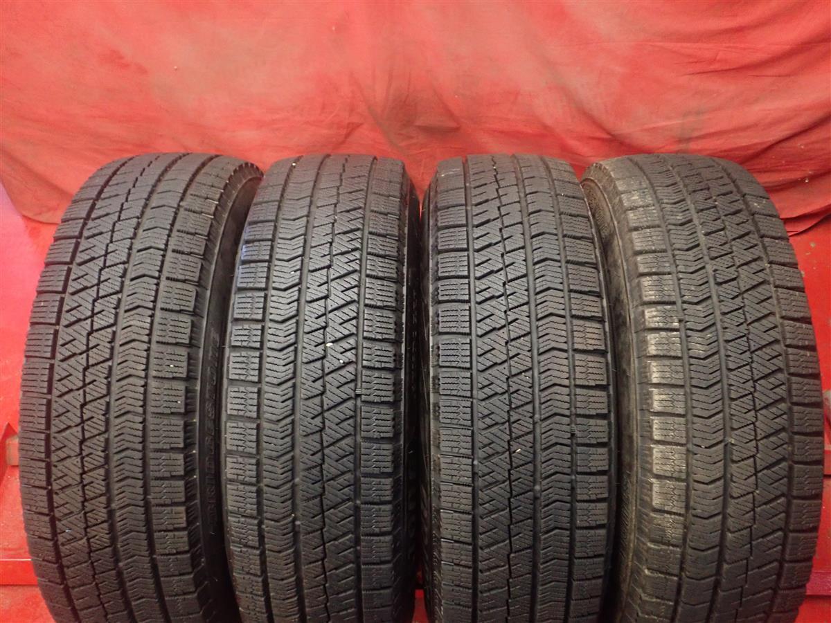 スタッドレス フリード GB3 純正スチール キャップ付+ブリヂストンブリザックVRX2 185/70R14 8.5分山★stwt14_画像2