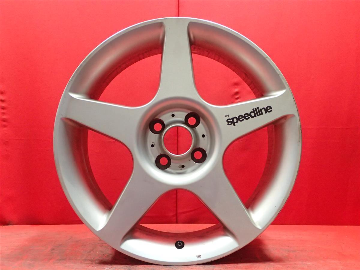 中古ホイール 単品1本 speed line(スピードライン) ウルティモ speed line ウルティモ 17x7.5J 4/100 ウイングロード ヴェント ミニ ロー・_画像1