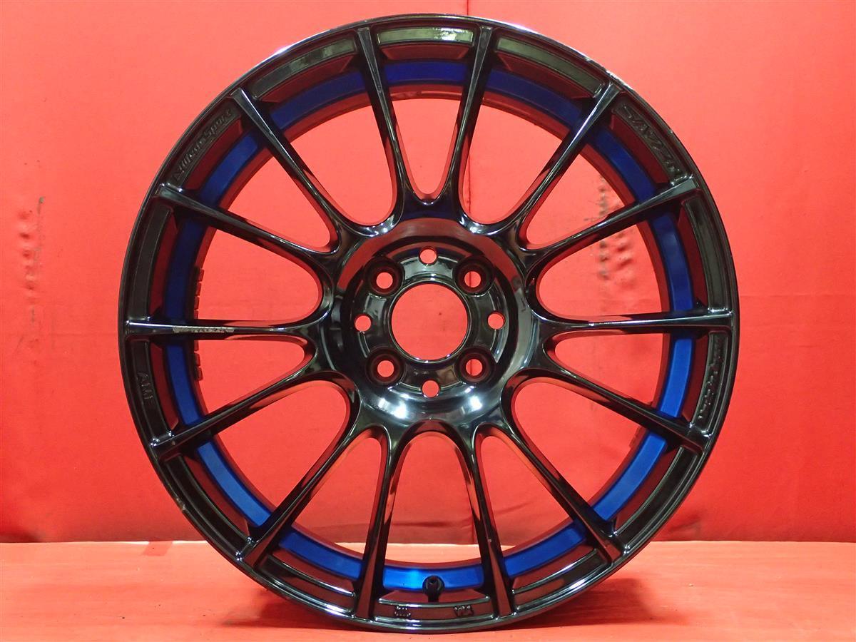 中古ホイール 単品1本 ウェッズスポーツ SA-72R(エスエーナナニアール) WedsSport SA-72R 17x7J 4/100 イスト S-RV オルティア カローラ ・_画像1