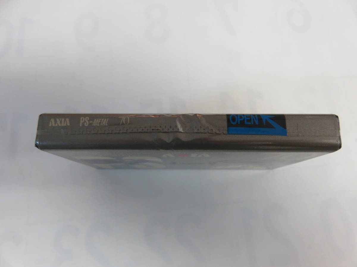 【カセットテープ】AXIA　PS-METAL　PSMG70　富士写真フィルム　メタルポジション　未開封　ジャンク　イージー・イン・スリムケース_画像4