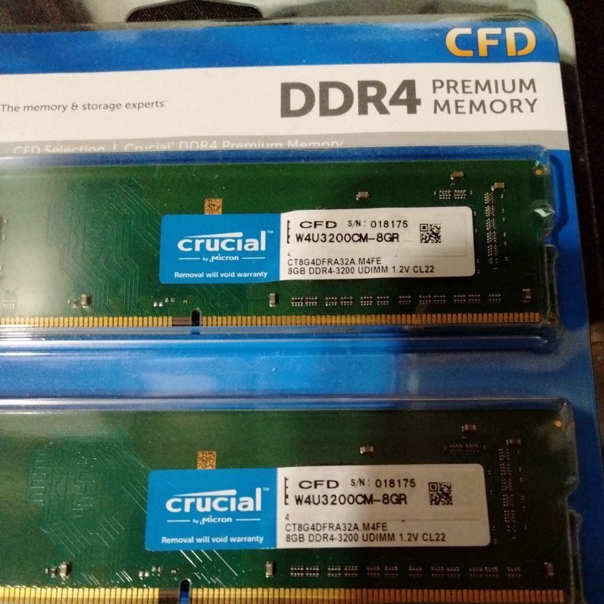 Crucial DDR4 3200 8GBx2枚セット16G W4U3200CM-8GR | JChere雅虎拍卖代购