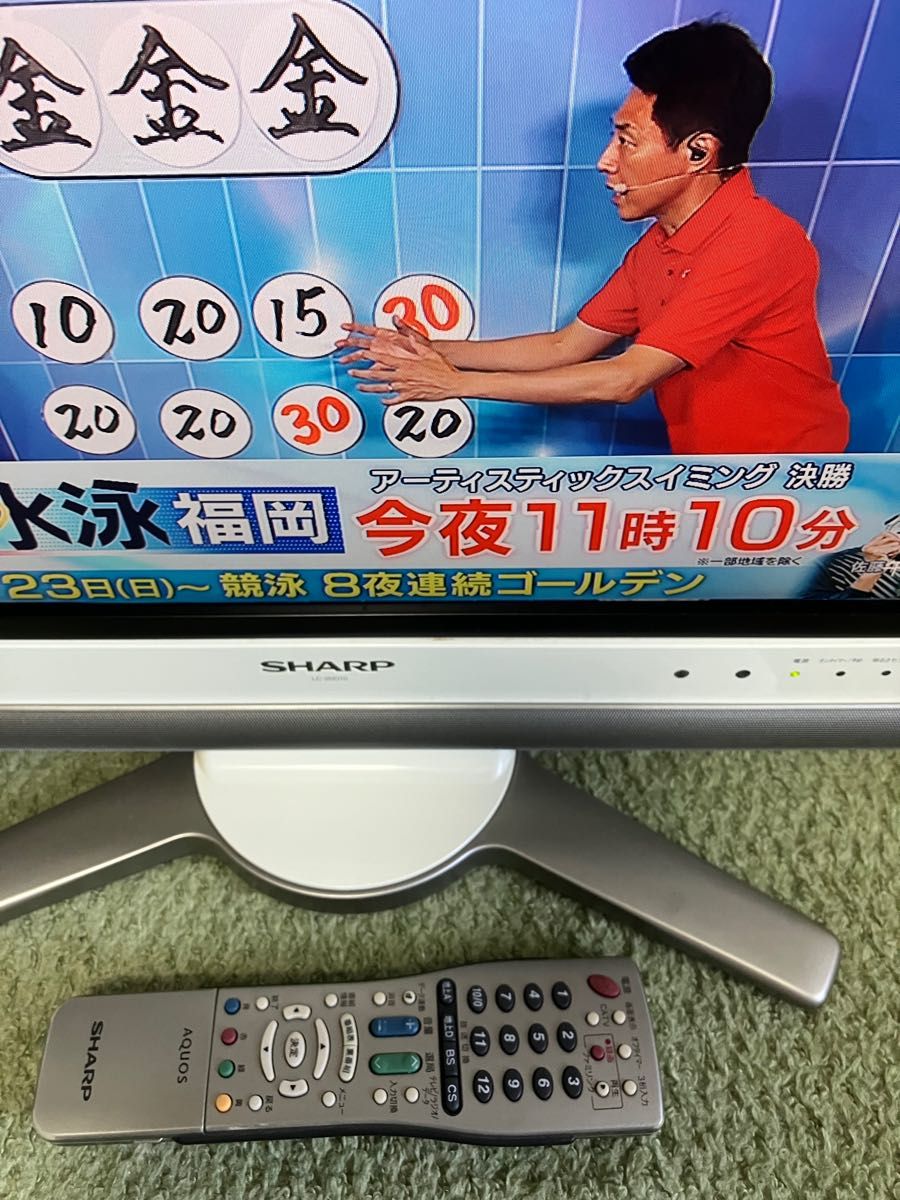 送料込 美品 20V型/シャープ アクオス 液晶テレビ LC-20D10-W 送料込 美品 20V型/シャープ アクオス 液晶テレビ LC-20D10-W