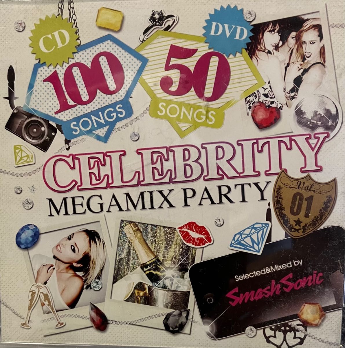  HIPHOP MIX CD & DVD  CELEBRITY MEGAMIX PARTY VOL.01 