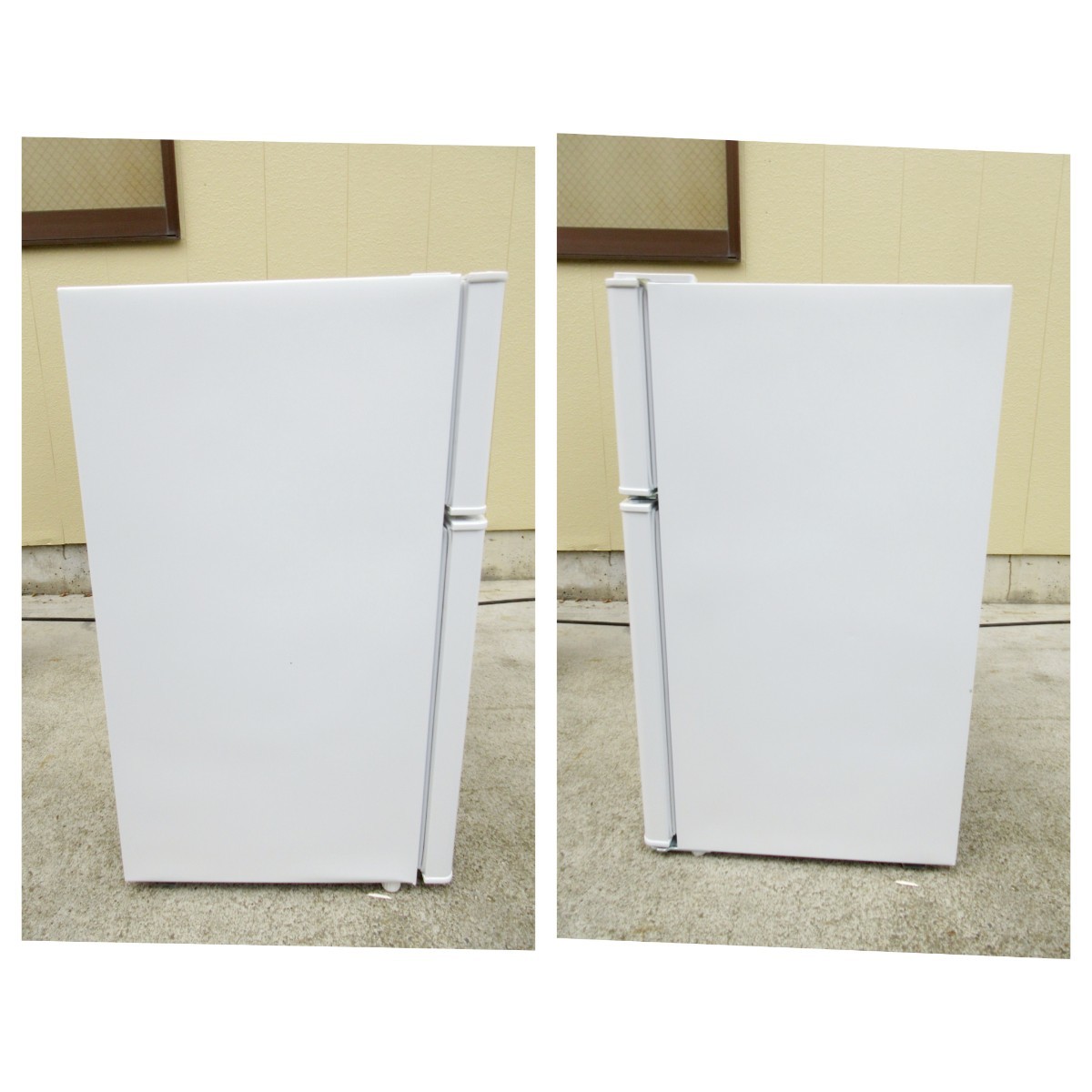 T2692】YAMAZEN 冷蔵庫 YFR-D91 ホワイト 86L 2022年製-