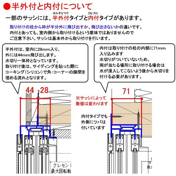アルミサッシ YKK フレミング 内付 引違い窓 W3810×H1830 アルミサッシ YKK フレミング 内付 引違い窓 W3810×H1830