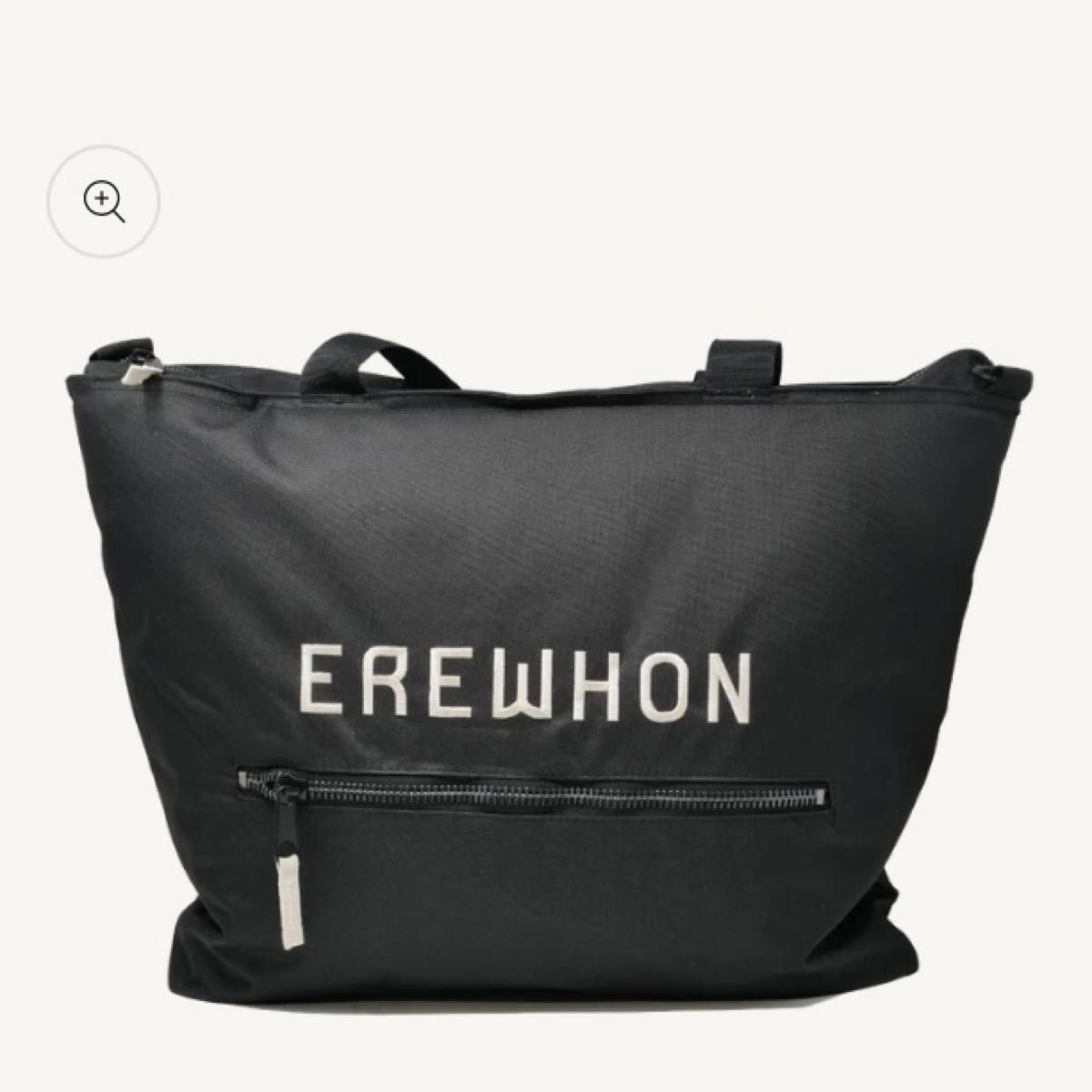 SALE ！ 【日本未発売】 海外限定 高級オーガニックスーパー EREWHON トートバッグ ブラック エコバッグ 保冷バッグ②