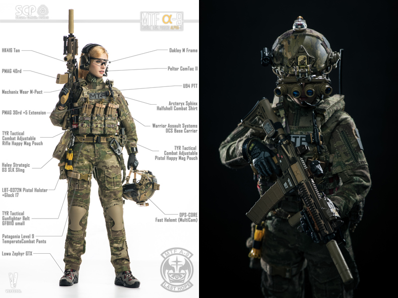 VCF-2063 機動部隊アルファ-9 1/6スケール女性フィギュア VCF-2063 機動部隊アルファ-9 1/6スケール女性フィギュア