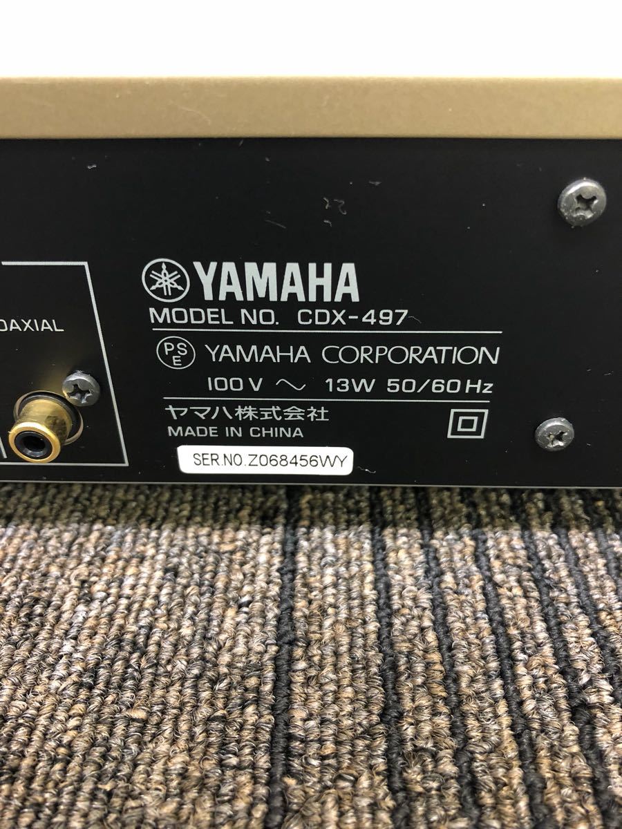 YAMAHA / Yamaha CDX-497使用/通電驗證結束 原文:ＹＡＭＡＨＡ/ヤマハ CDX-497　中古/通電確認済み