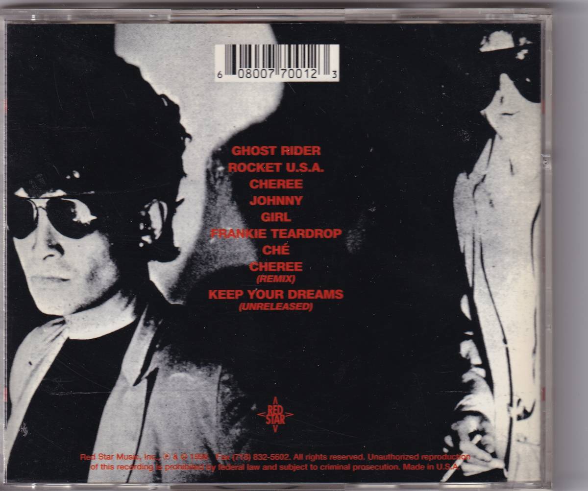 Suicide / Suicide / CD / Red Star Records / RS 7001-2 *スーサイド　Martin Rev　 Alan Vega_画像2