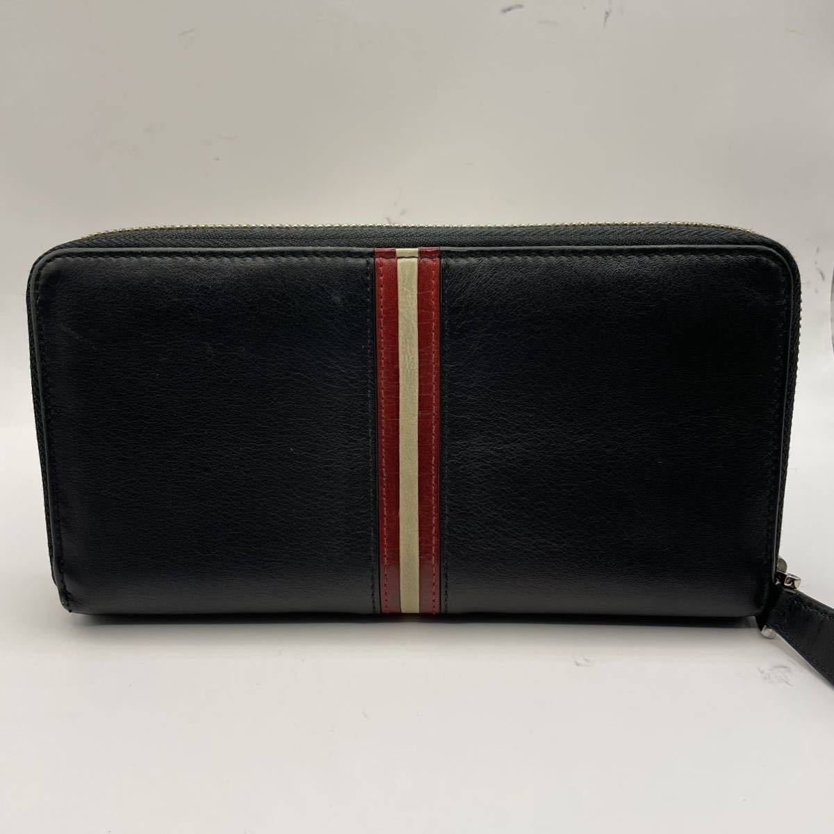 ヤフオク! - 1円 現行 BALLY バリー 長財布 ラウンドファスナ