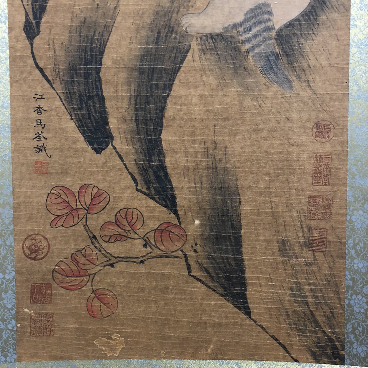 珍藏 古美術 大型 猫図 中堂絵 清代大名家 克弘 江香 馬 卞永譽 珍藏 古美術 大型 猫図 中堂絵 清代大名家 克弘 江香 馬 卞永譽