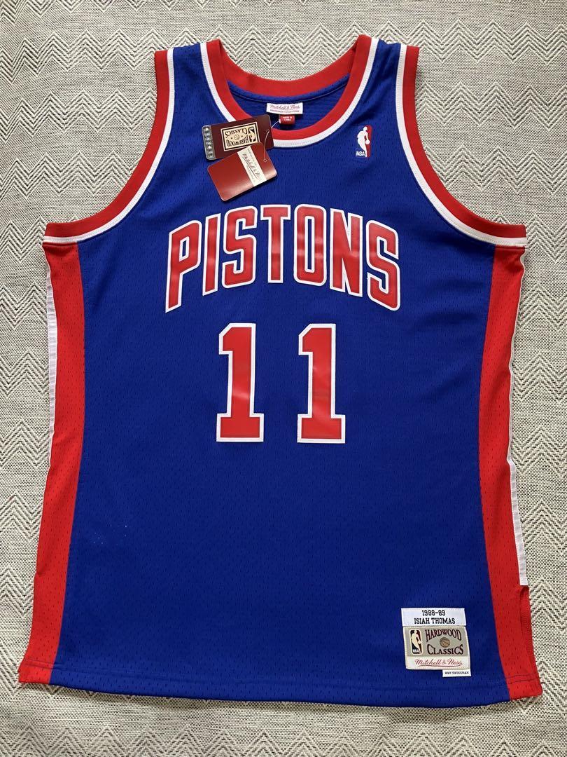 【未使用品】 NBA PISTONS アイザイア・トーマス Mitchell&Ness ミッチェルアンドネス ラプターズ スウィングマン ユニフォーム 刺繍_画像1