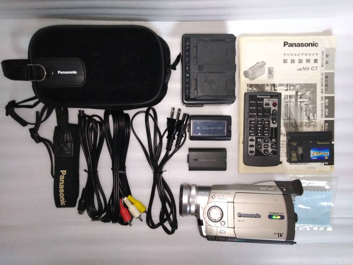 送料無料 動作確認済 Panasonic miniDV ビデオカメラ NV-C7｜PayPayフリマ