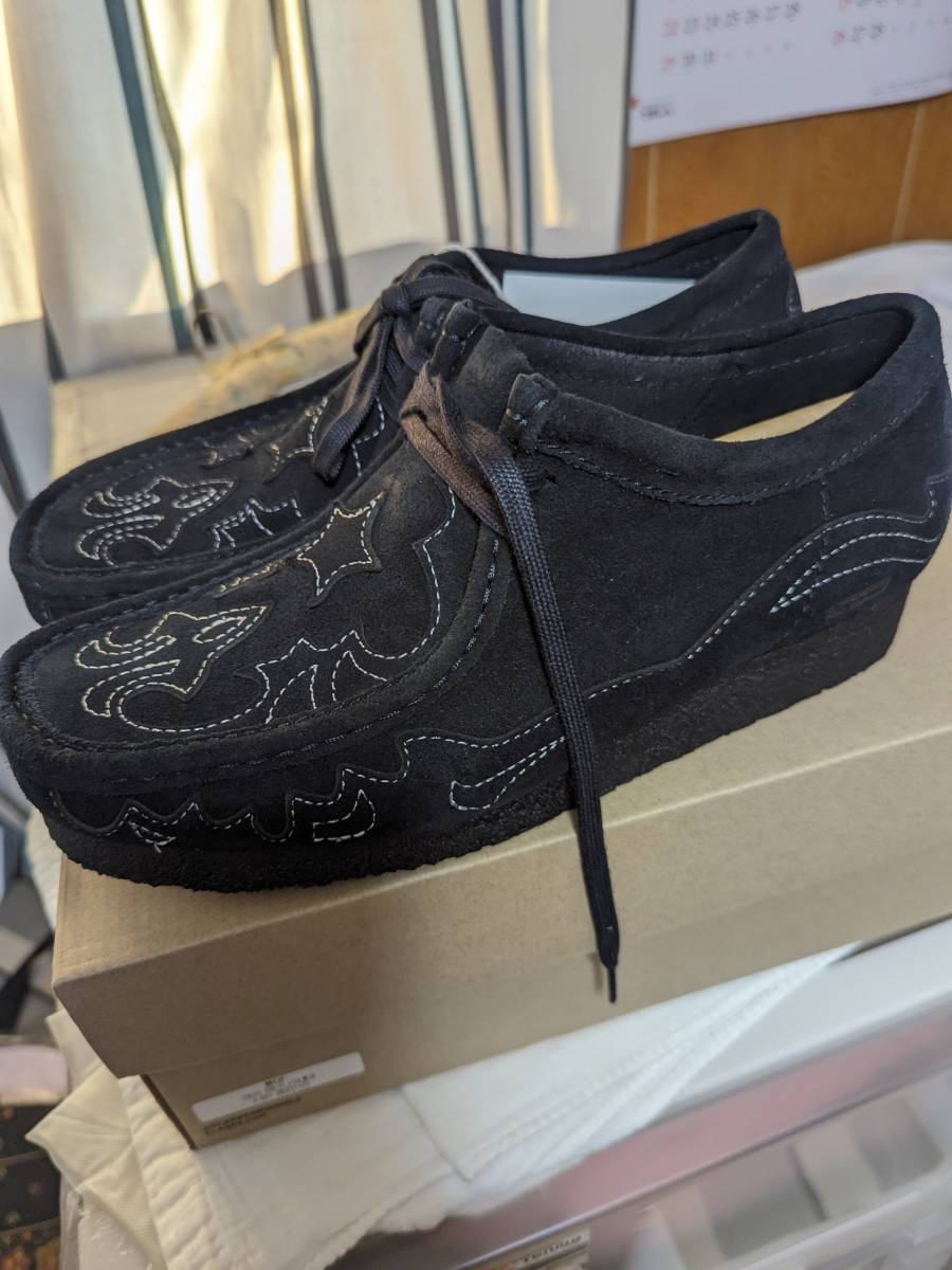 2023ss Supreme × Clarks Originals Wallabee Black シュプリーム