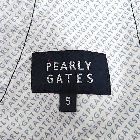 【即決】PEARLY GATES パーリーゲイツ 2022年モデル ストレッチパンツ 総柄 ホワイト系 サイズ5 [C1434]_画像8