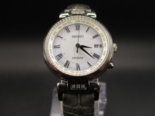 大感謝セール】 エクセリーヌ EXCELINE 中古腕時計232【SEIKO】1B25