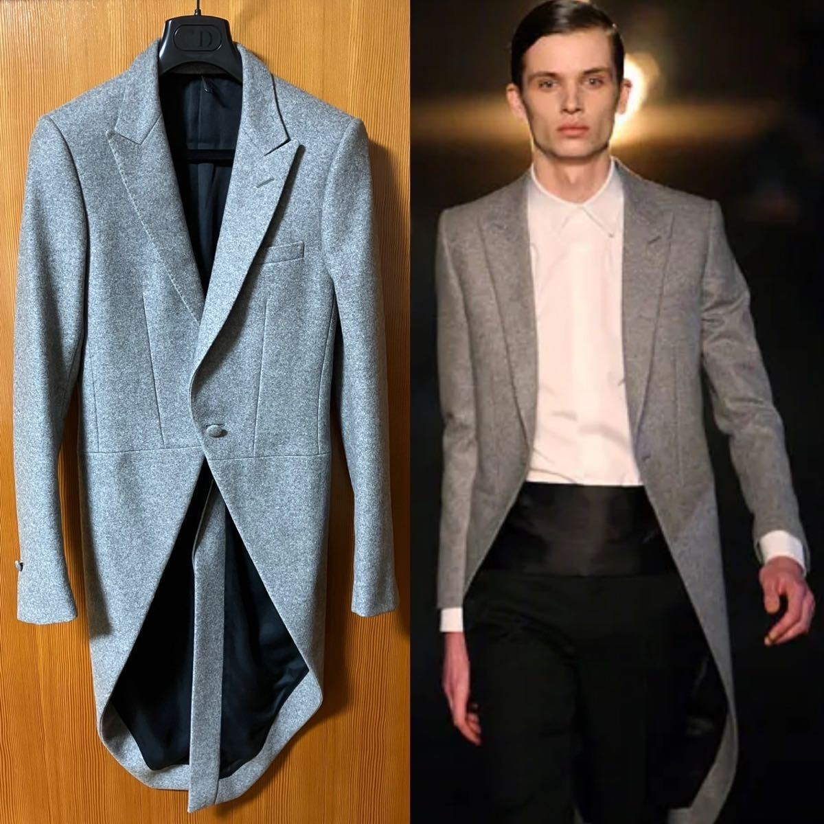 ー品販売 DIORHOMME 2006AW 燕尾 スモーキング ジャケット コート ディオールオム 正規品 その他 ー品販売 DIORHOMME 2006AW 燕尾 スモーキング ジャケット コート ディオールオム 正規品 その他