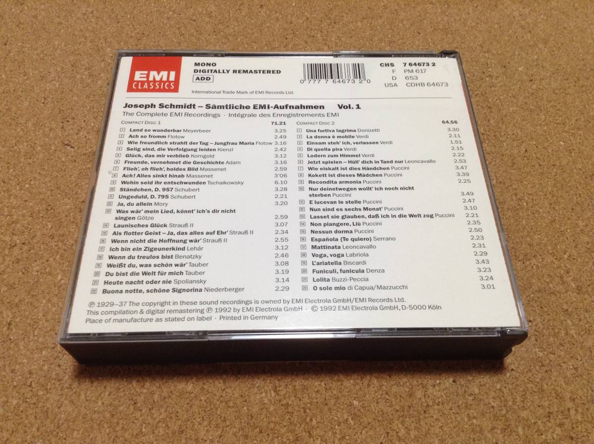 92@ Otto Dobrindt、レオ・ブレッヒ / Joseph Schmidt：The Complete EMI Recordings Vol 1 _画像2