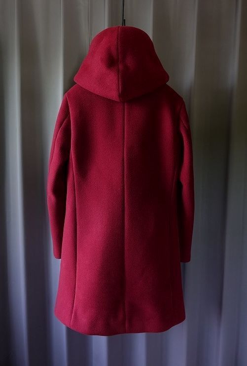 定価約12万円 肉厚 ジュンハシモト カシミア混メルトンラップコート