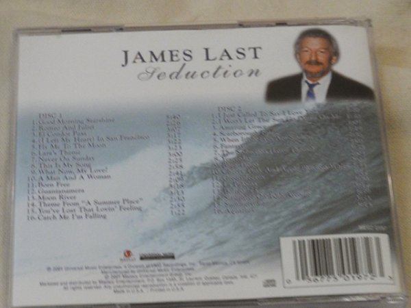 CD 2枚組　ジェームス・ラスト 「 Seduction 」　有名アルバムでない同タイトル　James Last_画像2