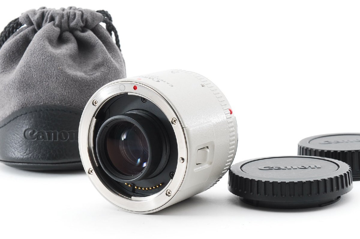 Canon EF extender 2x テレコンバーター EOSマウント [美品] レンズポーチ付き