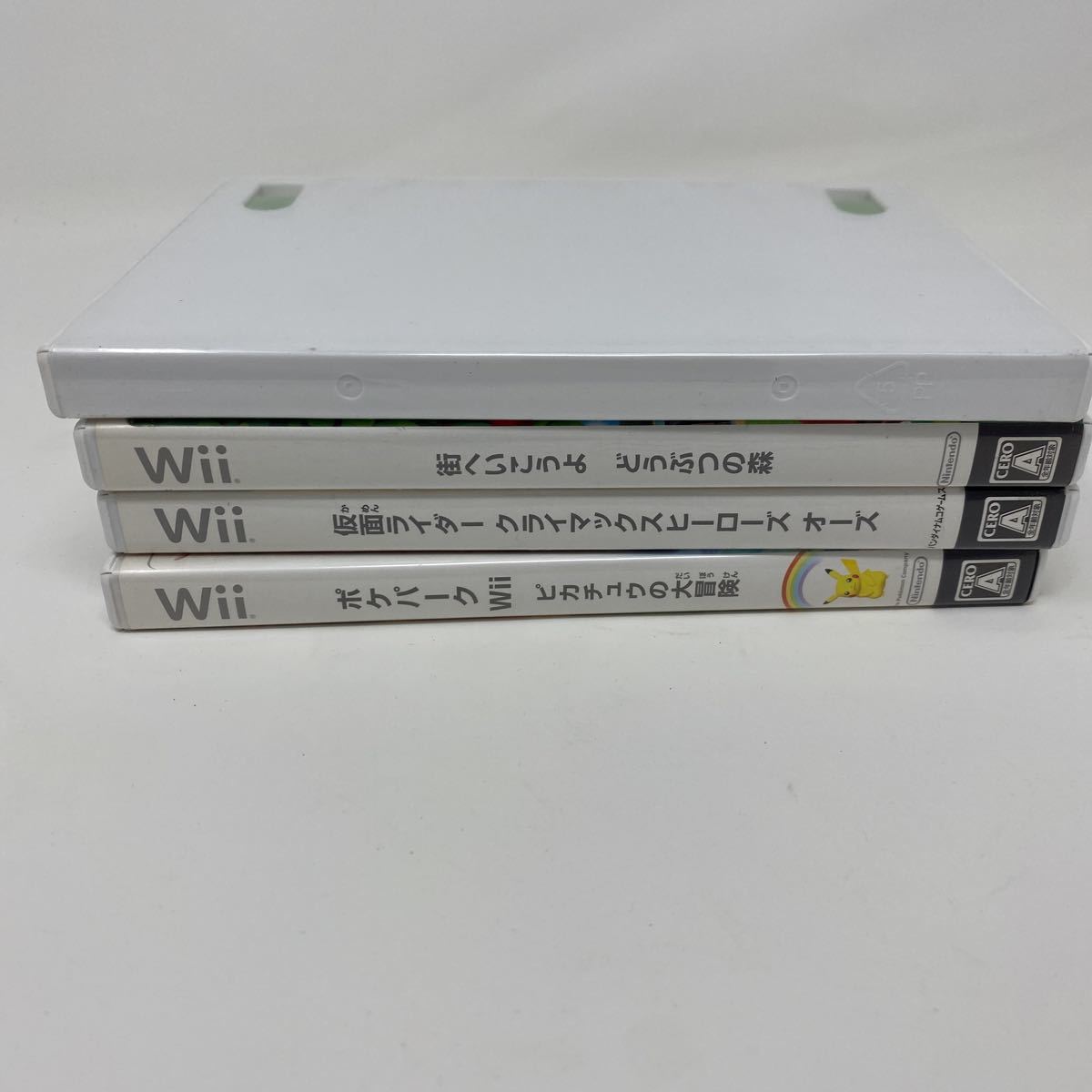 U Wiiソフト ポケパークWii 街へいこうよ　どうぶつの森　仮面ライダー　クライマックスヒーローズ　オーズ　ドンキーコングリターンズ_画像3