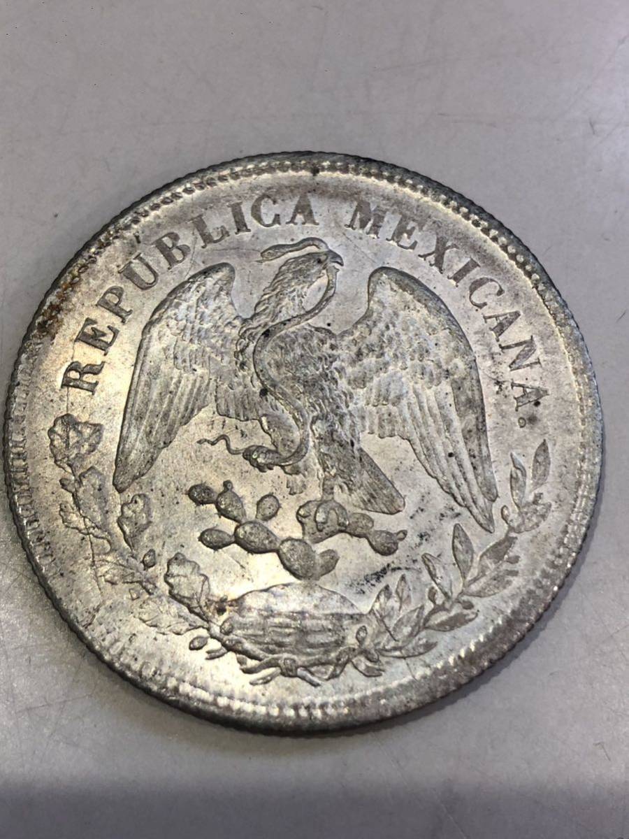 1901年 メキシコ古銭 リバティ イーグル 記念硬貨 大型銀貨 貿易銀