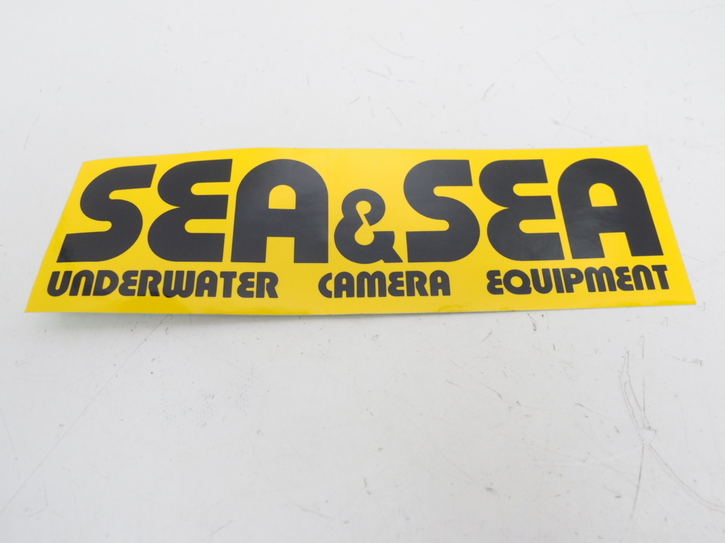 新品 SEA&SEA シーアンドシー ステッカー サイズ 20cmｘ6cm スキューバダイビング用品 [S1-38287]_画像1