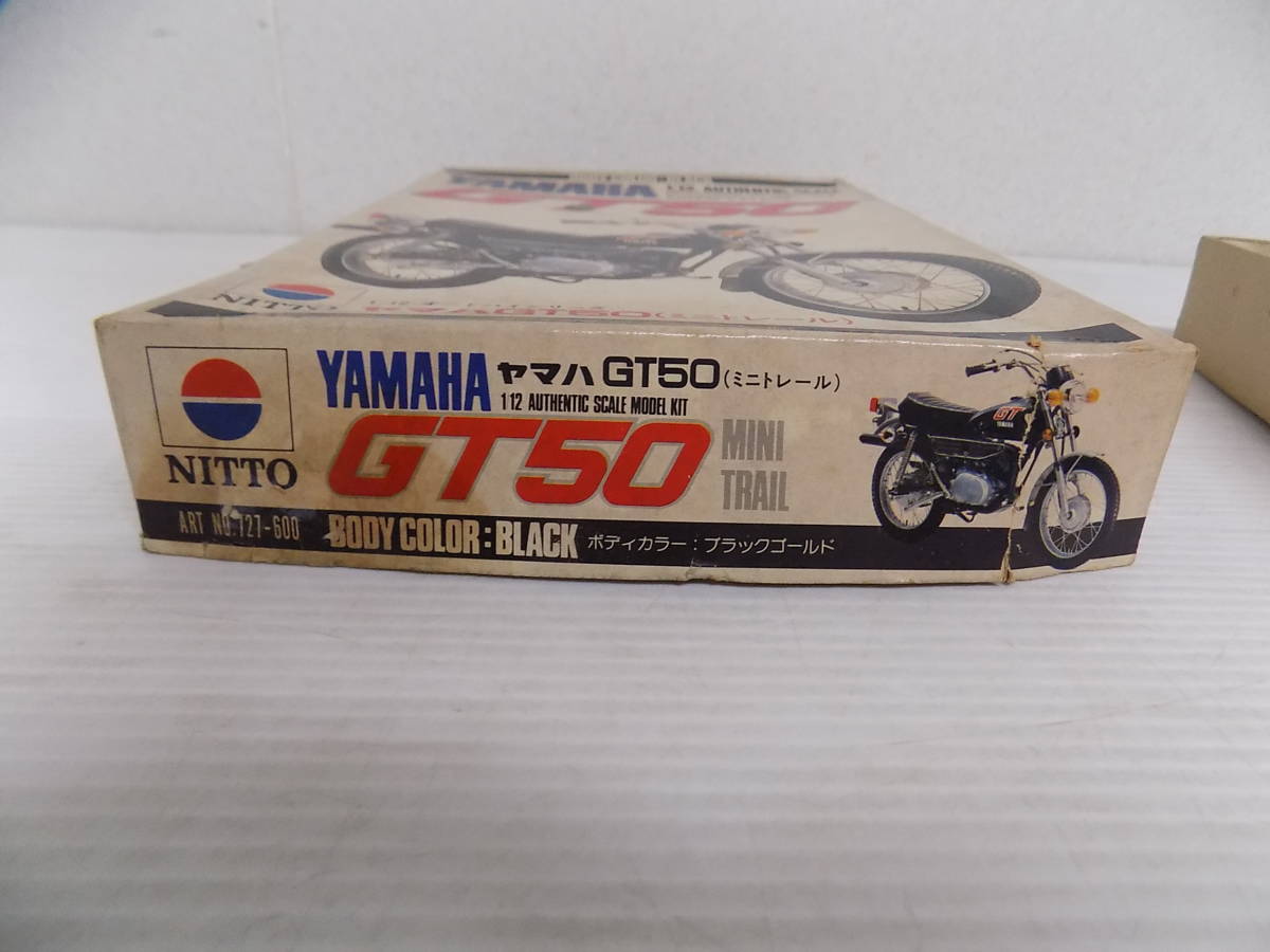 k259[ not yet constructed * storage goods ]1/12 rare *NITTO knitted - YAMAHA GT50 MINI TRAIL Yamaha GT50 mini tray -ru