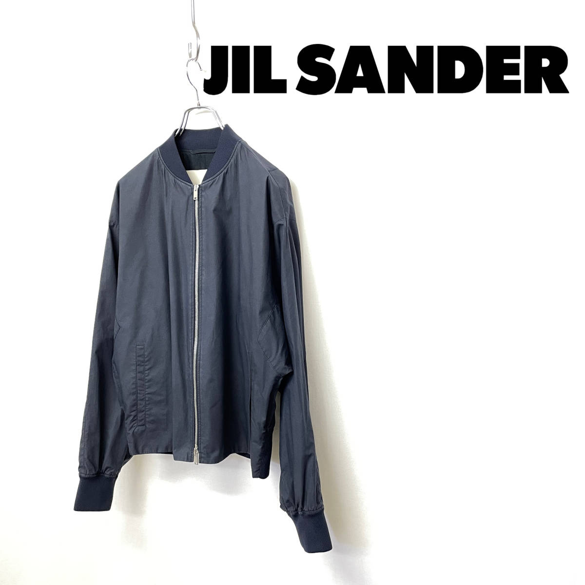 Yahoo!オークション - JIL SANDER ジルサンダー コットン ボンバー ジ...