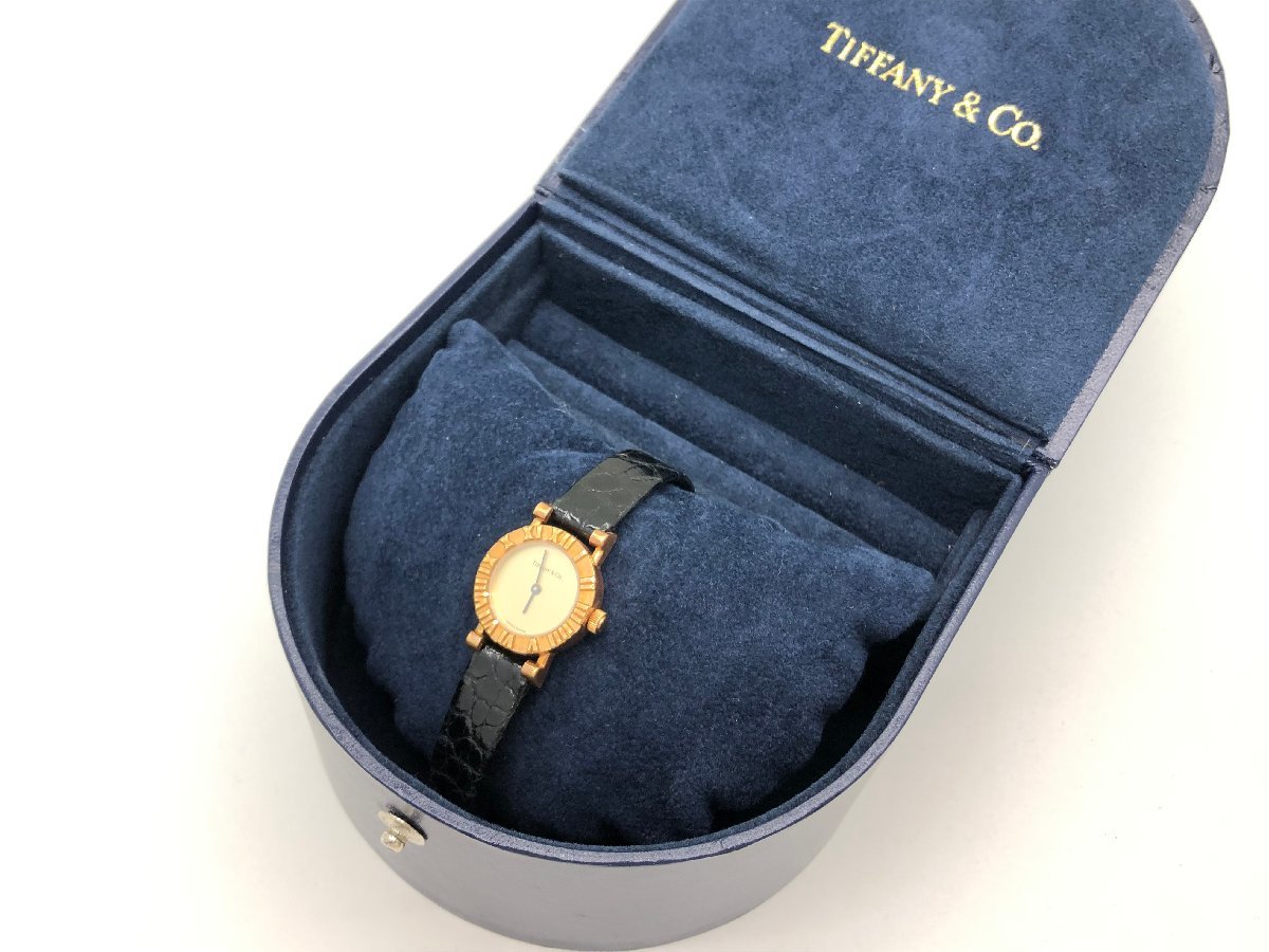ティファニー アトラス 750 S0630 クォーツ 腕時計 レディース 約15.8g
