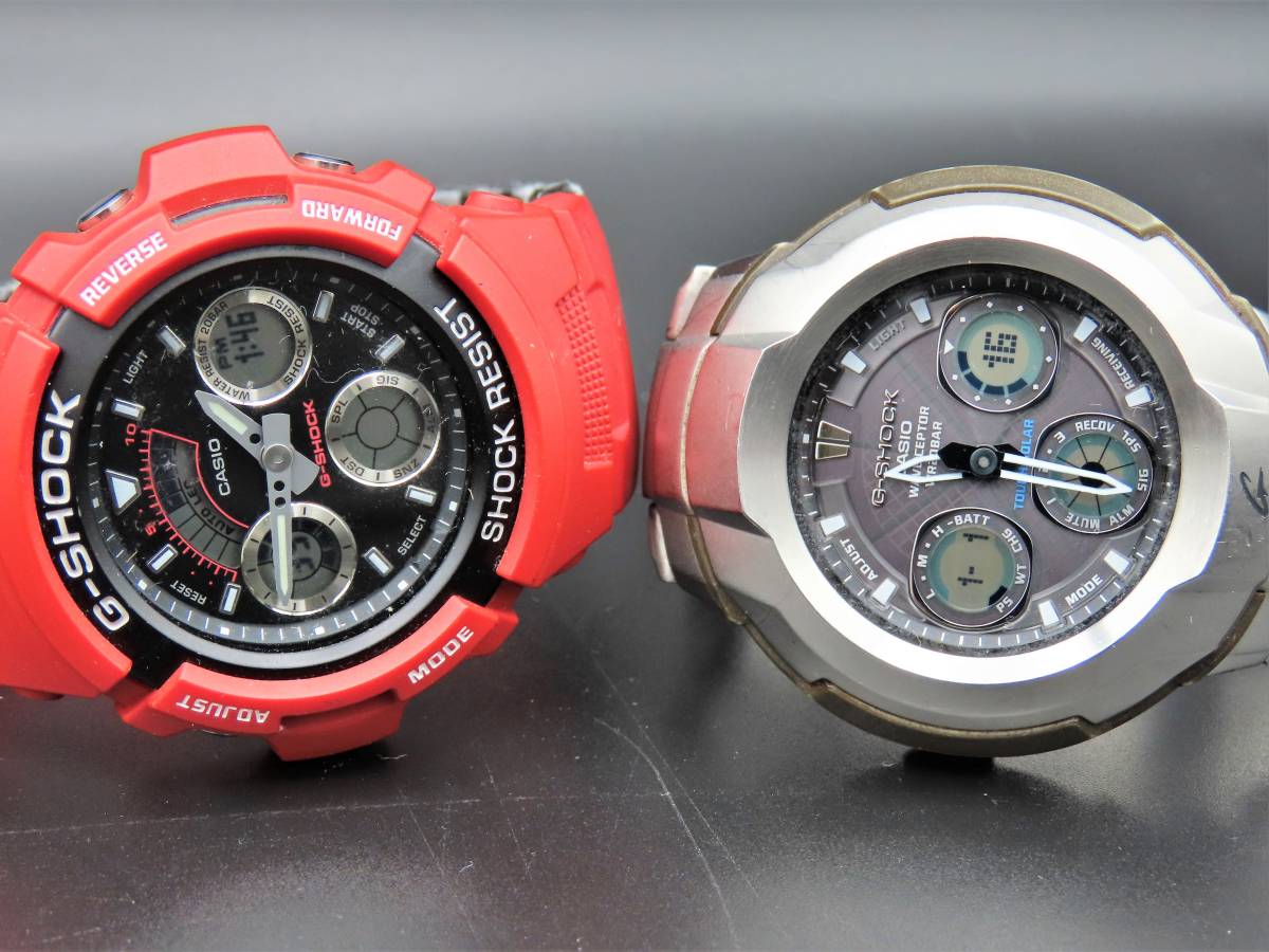 1円~! 山 ジャンク 稼働品含む カシオ プロトレック G-SHOCK Baby-G等