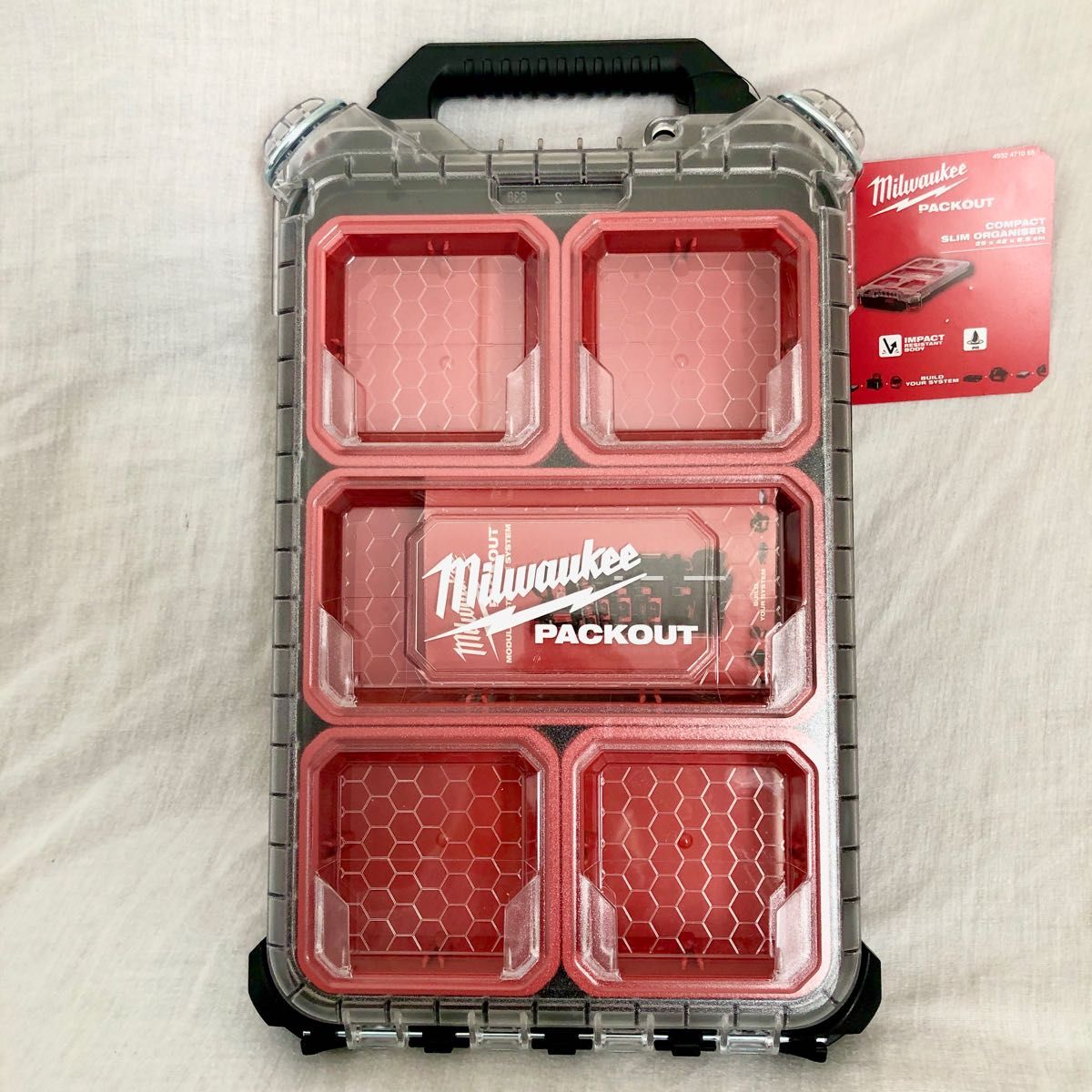 新品 Milwaukee パックアウト コンパクトスリムオーガナイザー