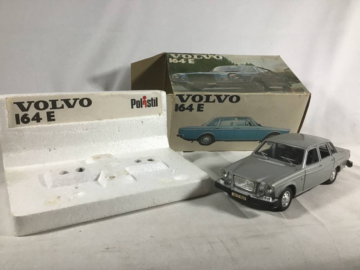 ボルボ　Politoys VOLVO 164 E ミニカー　シルバー　箱付　イタリア製　_画像4