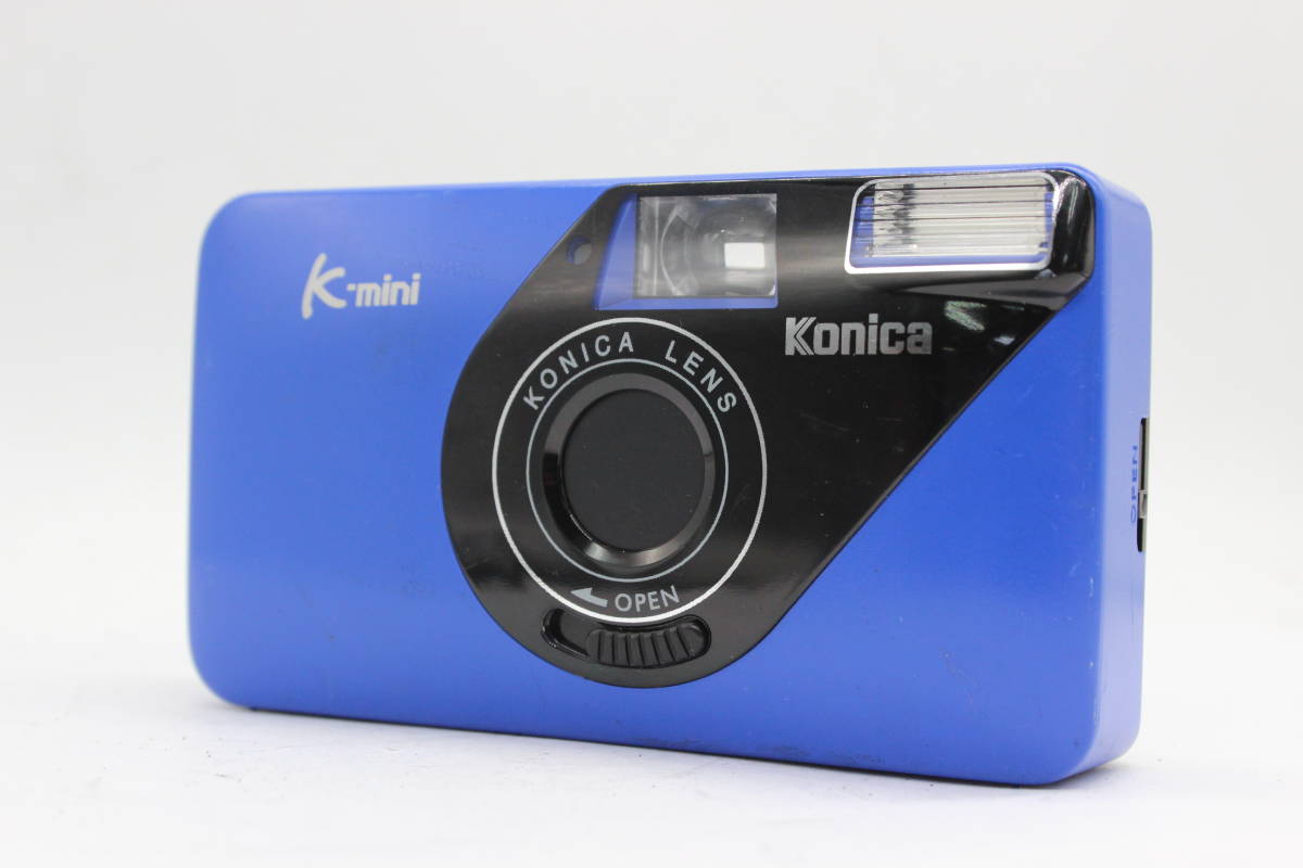 【返品保証】 コニカ KONICA K-mini ブルー コンパクトカメラ C7705