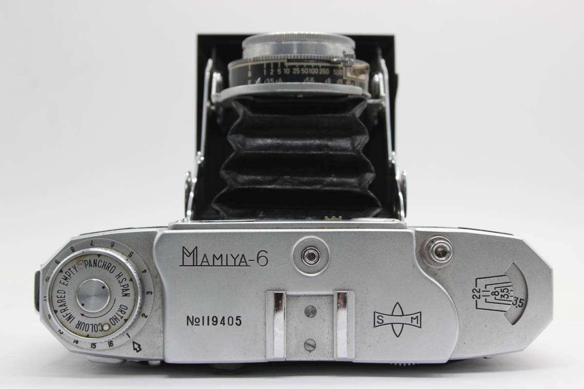 【訳あり品】 マミヤ Mamiya-6 Olympus D.Zuiko F.C. 7.5cm F3.5 蛇腹カメラ C7492_画像7