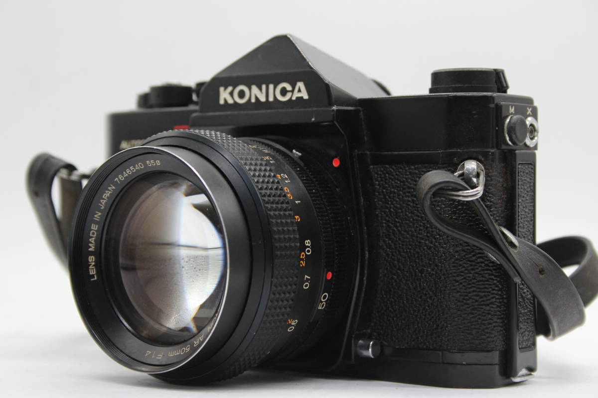【訳あり品】 コニカ Konica Autoreflex T3 ブラックボディ Hexanon AR 50mm F1.4 ボディレンズセット C7499