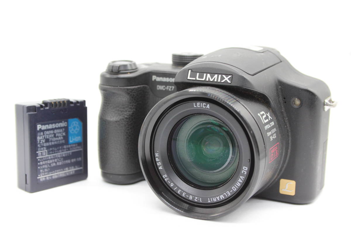 【返品保証】 パナソニック Panasonic Lumix DMC-FZ7 12x バッテリー付き コンパクトデジタルカメラ C7854_画像1