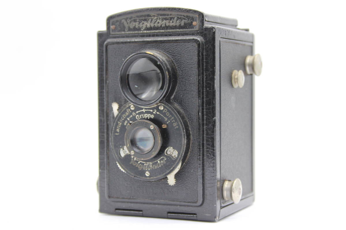 【訳あり品】 フォクトレンダー Voigtlander Anastigmat 7.5cm F7.7 二眼カメラ C8155_画像1