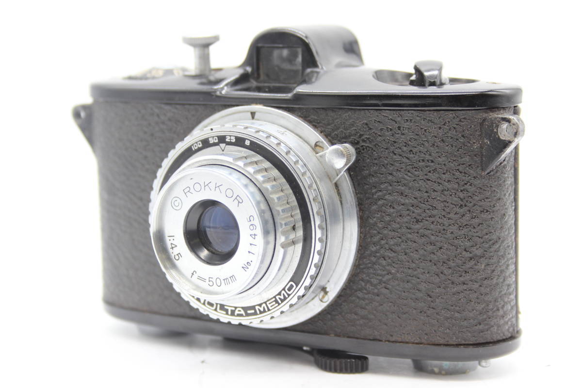 【訳あり品】 【希少品】 ミノルタ Minolta memo 50mm F4.5 コンパクトカメラ C8641