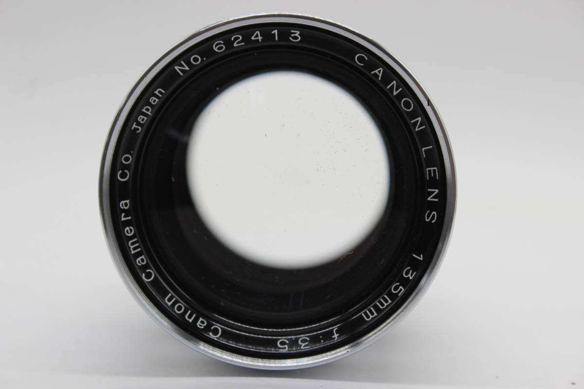 返品保証】 キャノン Canon 135mm F3.5 前後キャップ付き レンズ C8743