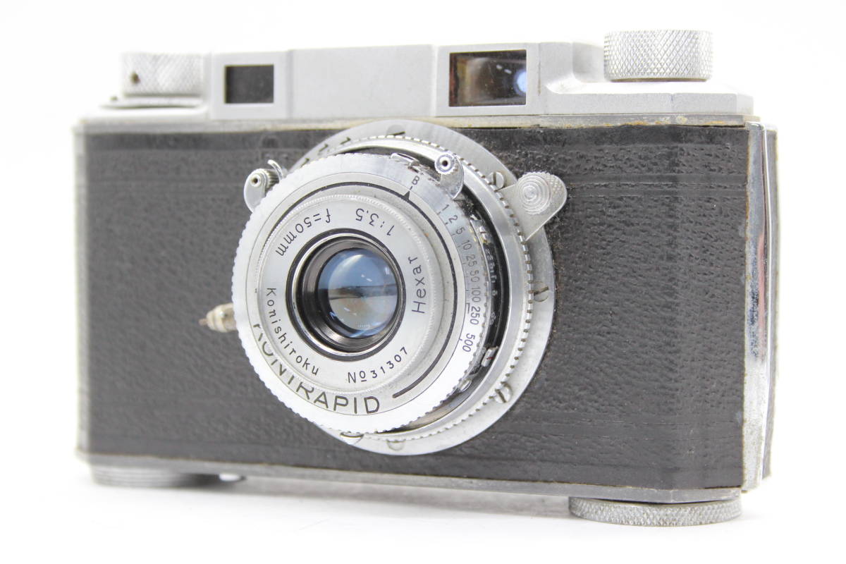 【訳あり品】 コニカ KONICA I Hexar 50mm F3.5 レンジファインダー カメラ C8814_画像1