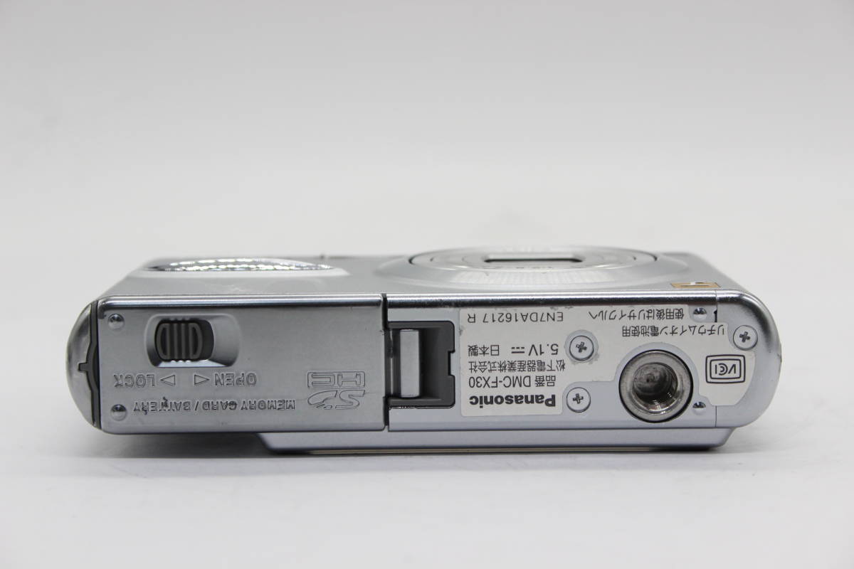 【返品保証】 パナソニック Panasonic Lumix DMC-FX30 28mm Wide バッテリー付き コンパクトデジタルカメラ C9015_画像7