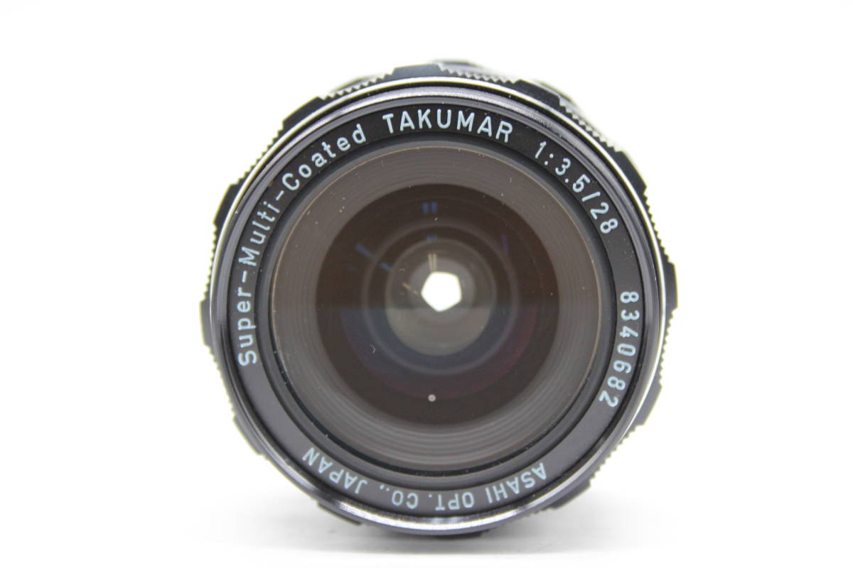 【返品保証】 ペンタックス Pentax K Super-Multi-Coated Takumar 28mm F3.5 M42マウント ボディレンズセット C9046_画像9