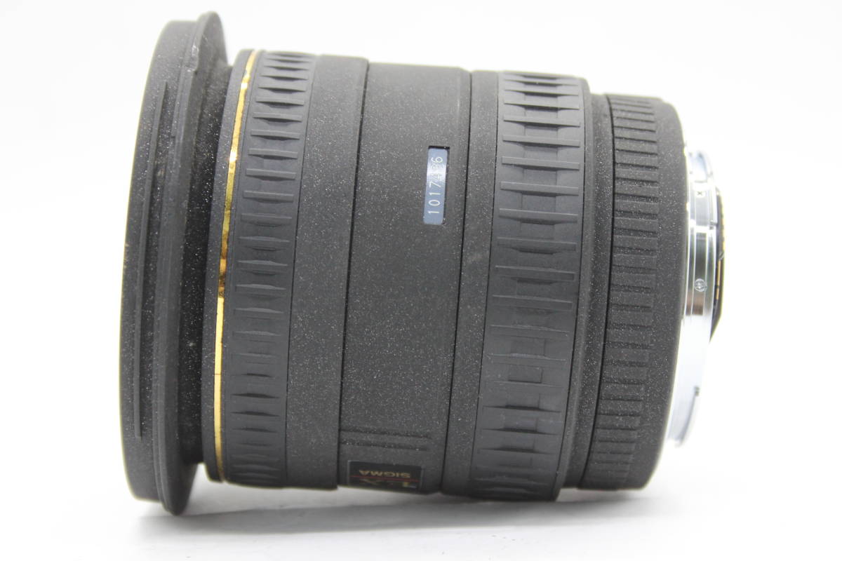 【訳あり品】 シグマ Sigma ZOOM EX ASPHERICAL 17-35mm F2.8-4 キャノンマウント レンズ C9128の画像4