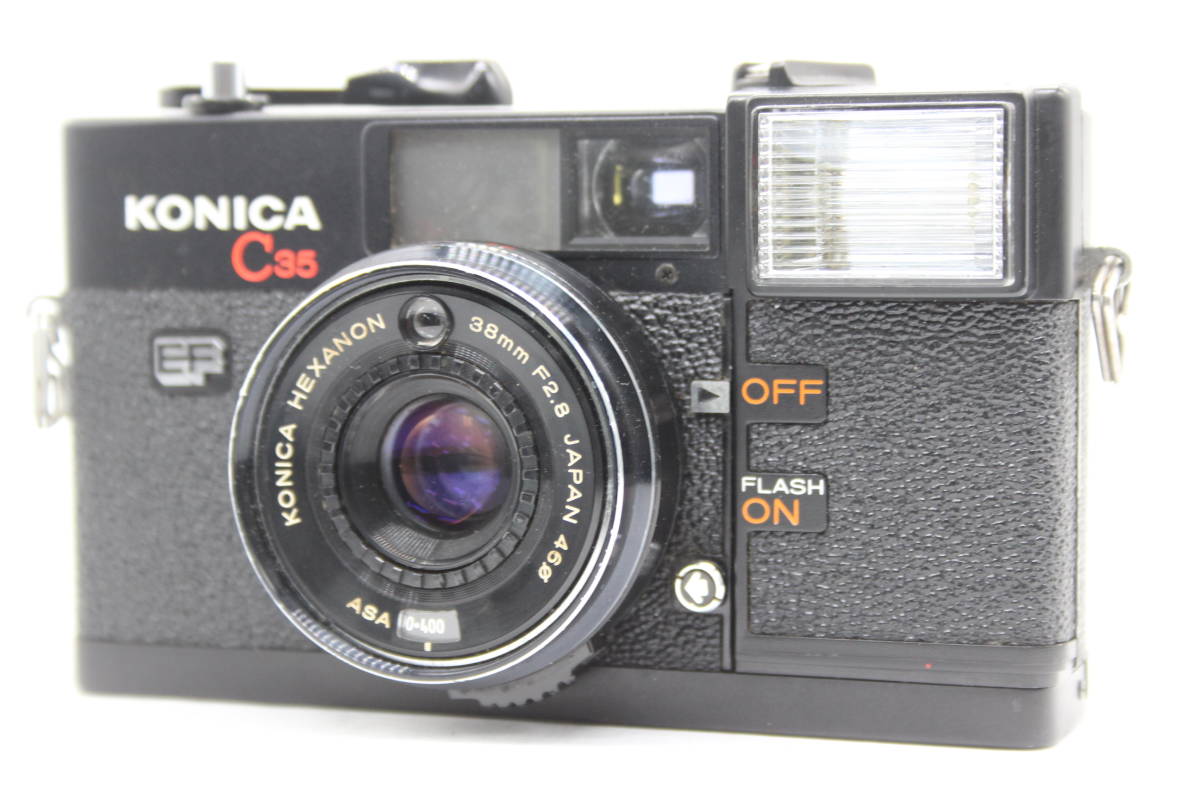 【返品保証】 コニカ Konica C35 EF Hexanon 38mm F2.8 コンパクトカメラ C9153の画像1