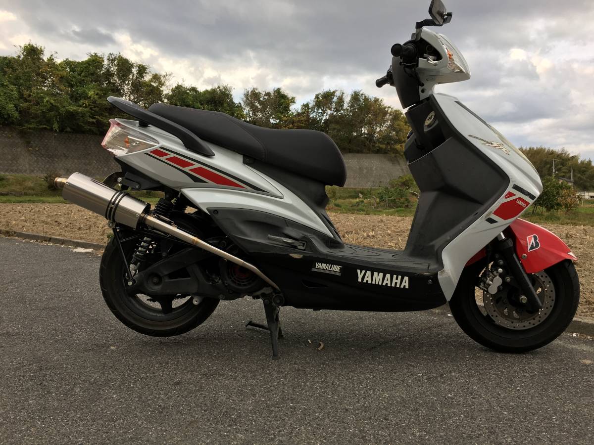 ガレージ バル製 1.2.3型シグナスX 消音100φサイレンサー仕様 レース用