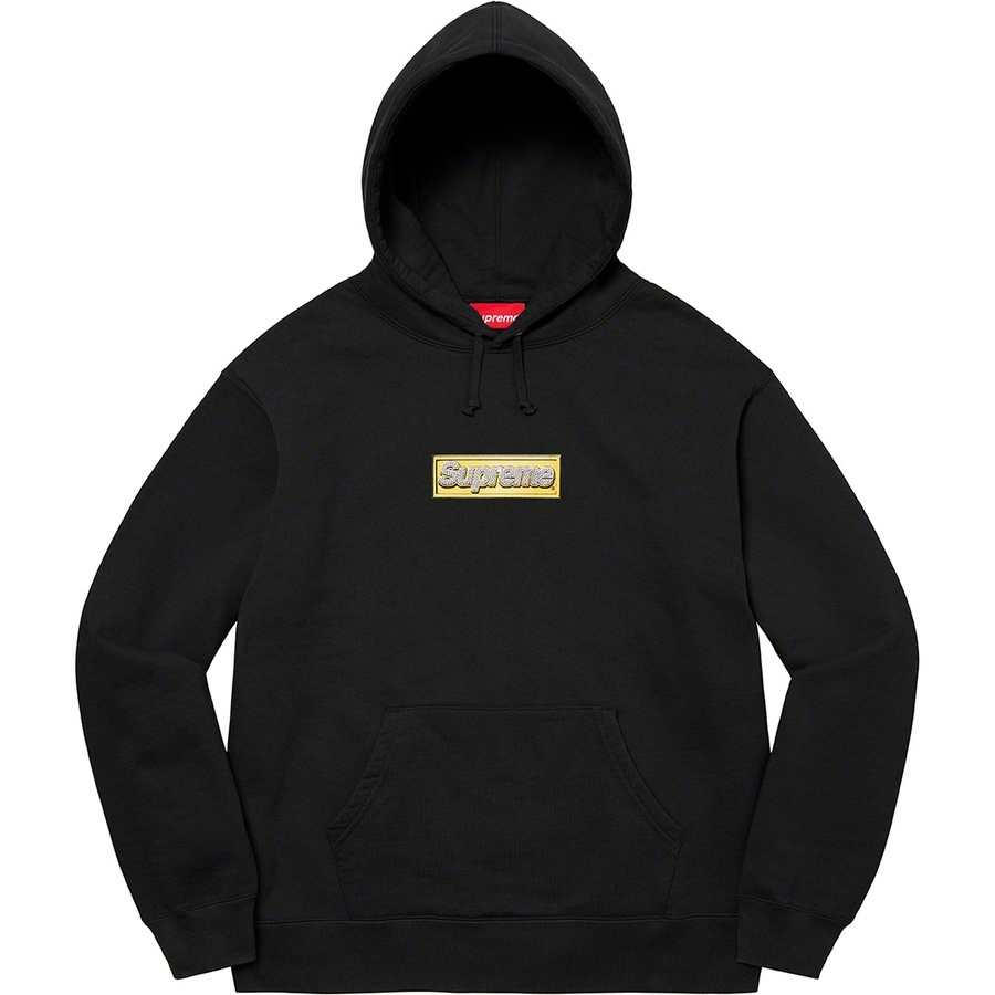 Supreme Bling Box Logo Hooded Sweatshirt Black XLarge ブラック XL 新品 国内正規品 シュプリーム ブリング ボックス ロゴ フーデッド