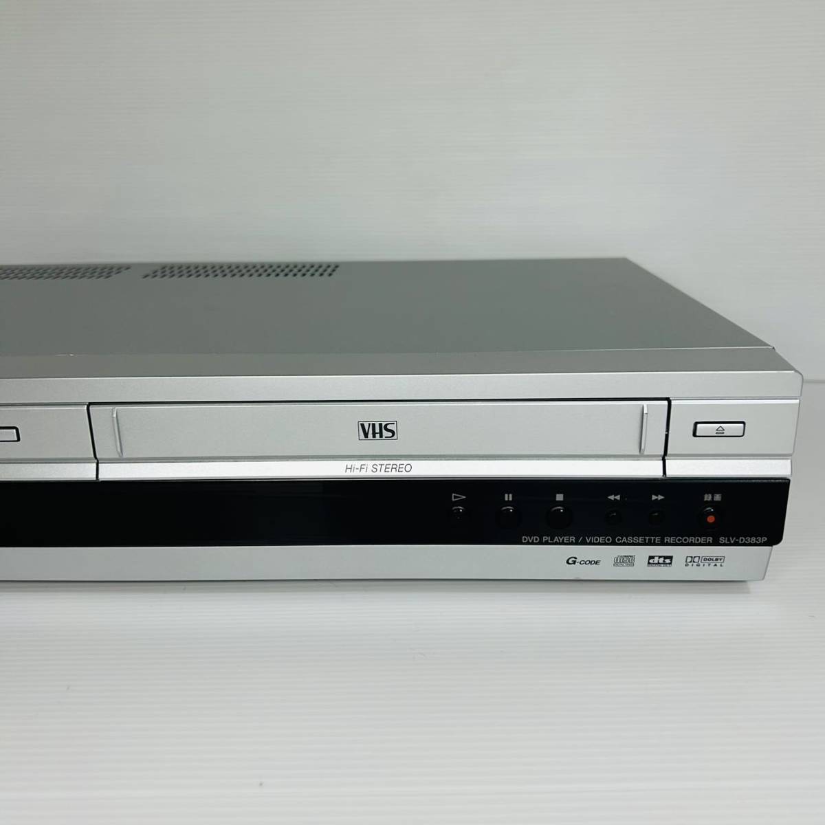 SONY SLV-D383P DVD訳あり特価　VHSビデオデッキデッキ リモコン付属品セット　分解メンテナンス済み　送料無料