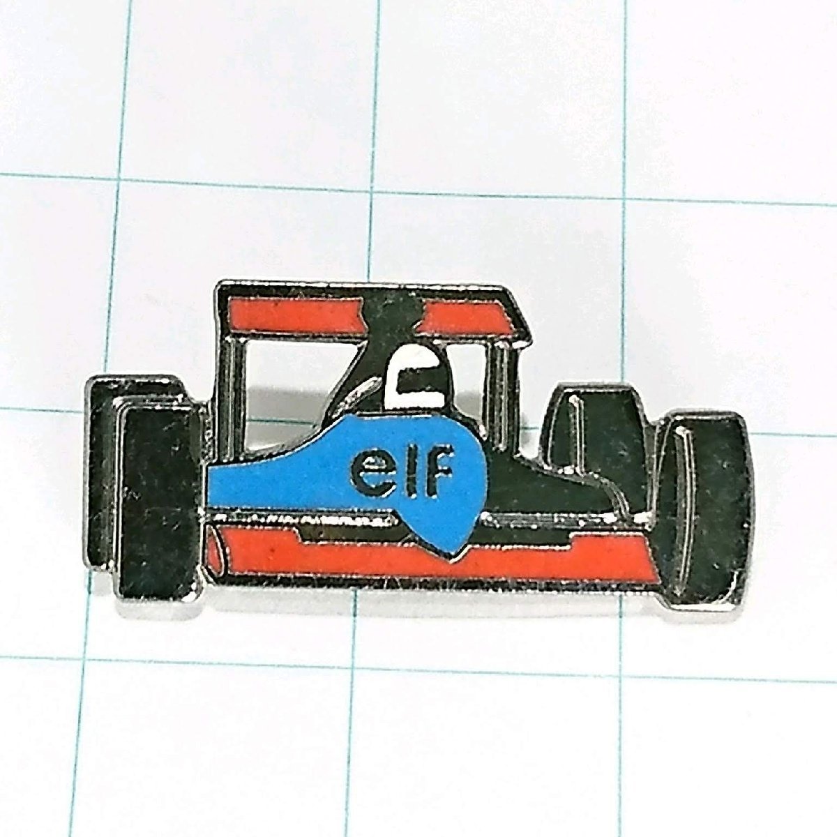 送料無料)F1 elf レーシングカー 自動車 ピンバッジ PINS ピンズ A17814_画像1